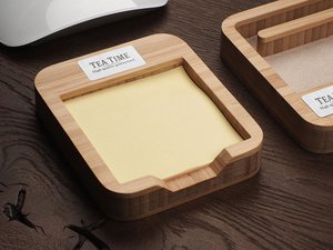 木製のメモ用紙入れ 1832292