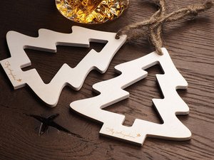 木製のクリスマスデコレーション 1855121